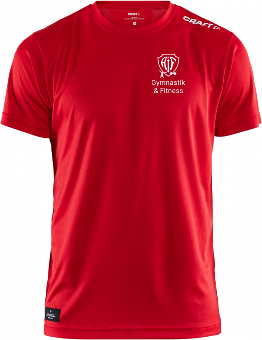 Craft - Aif T-Shirt Polyester (Herre) - Röd