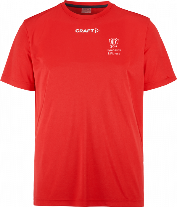 Craft - Aif Polyester T-Shirt Herre - Rød